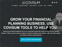 Tablet Screenshot of covisum.com